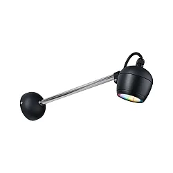 Luminaria de pared para exteriores KIKOLO RGBW, controlable por ZigBee LED IP65, antracita regulable