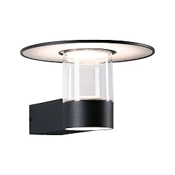 Luminaria de pared para exteriores SIENNA PIR con detector de movimiento LED IP44, antracita