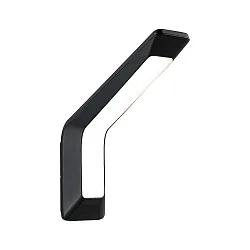Luminaria de pared para exteriores MERANO PIR con sensor IP44, antracita, transparente 