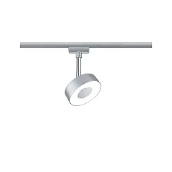 Foco monofásico URAIL CIRCLE LED redondo, ajustable, cromado mate 