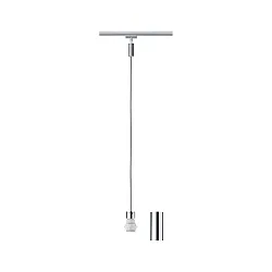 Luminaria colgante URAIL BASIC PENDULUM 2EASY E27, cromo, cromado mate regulable