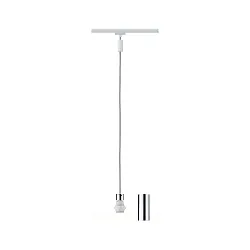 Luminaria colgante URAIL BASIC PENDULUM 2EASY E27, cromo, cromado mate regulable