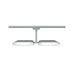 Foco URAIL DIPPER LED de 2 llamas, cromado mate, blanco regulable
