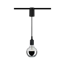 Adaptador para luminarias colgantes URAIL PENDULUM ADAPTER corto, universal, negro mate