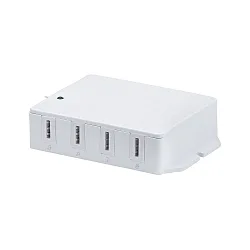 Toma de conexión controlable por ZigBee, blanco
