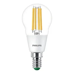 Filamento luminoso en forma de gota MAS LEDLuster ND CL GUE P45 E14 2,3W 485lm 2700K 