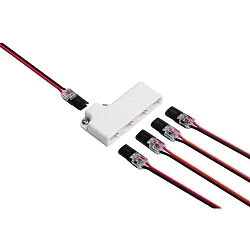 distributor POWER DISTRIBUTOR 4PORT P1 IP20 4-fold, 2-pole