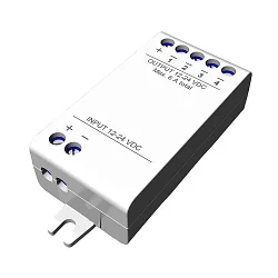 Atenuador de intensidad de luz con Bluetooth CBU PWM/4CH-LR constante de voltaje, 4 canales, Casambi, blanco