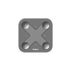 Panel de control de pared con Bluetooth SMART XPRESS-LR programable, con batería, negro