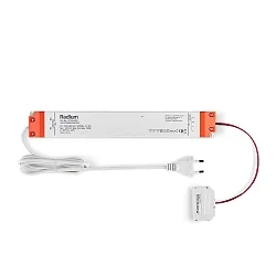 Controlador de LED EASY CONNECT 24V DC - 120W EURO PLUG con enchufe, corriente constante, estático, naranja, blanco