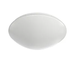 ceiling luminaire SURFACE ESSENCE 480 CCT CCT Switch, cambered IP54, white 