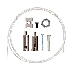 Suspensión del perfil SUSPENSION KIT POWER M con posibilidad de alimentación, ajustable