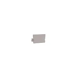 end cap SMALL U FLAT, white