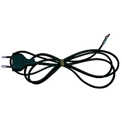 Cable de conexión con conector macho, negro