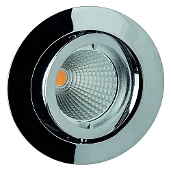 Luminaria empotrable MR16 giratorio IP20, cromo
