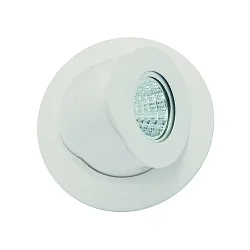 Luz downlight GU10 redondo, giratorio GU10 IP20, blanco mate