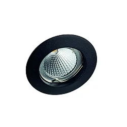 recessed luminaire MR16 rigid IP20, mat, black