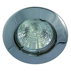 Alu die-cast Recessed spot for MR16, fixed, IP20, chrome