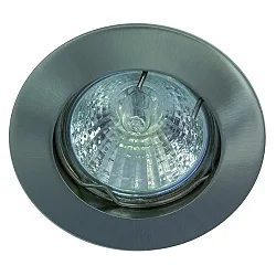 Alu die-cast Recessed spot for MR16, fixed, IP20, iron brushed
