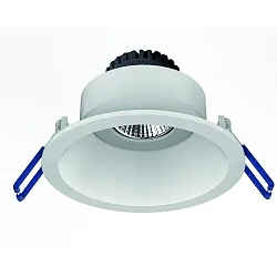 Luminaria empotrable TOM ROUND (EMPTY CASE FOR LED MODULE Ø5CM) redondo, giratorio, sin enchufe IP20, blanco mate regulable