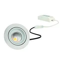 Luminaria empotrable GAIL PHASE DIM PnP giratorio, juego de 1 IP40, blanco mate regulable 6W 718lm 3000K 36° 36° CRI 80-89