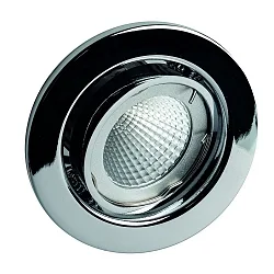Luminaria empotrable MR16 giratorio IP20, cromo