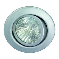 Luminaria empotrable MR16 giratorio IP20, cromado mate