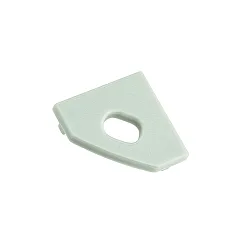 end cap EP18/18 with feed-in option, white