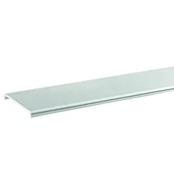 Accesorio Portada del perfil TUP35/35SEMI-FROSTED 2M plano, blanco 200cm