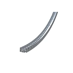 Perfil VARDAFLEX PLATIN 272° TVQ - 1M flexible, aluminio