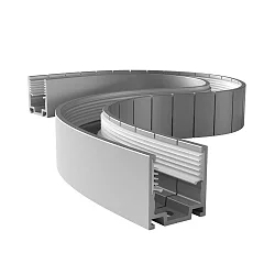 Perfil VARDAFLEX BENDABLE PLATIN SVQ plegable, aluminio