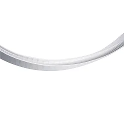 Perfil de montaje VARDAFLEX PLATIN Q - SILICONE ANOLE BLACK- 1M flexible, blanco