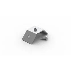 Abrazadera de montaje PFH351 - 45° - VARDAFLEX PLATIN inclinado, aluminio