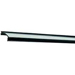 Accesorio Portada del perfil PFH405/8 / PFH415/8 / PFH425 / PFH435 / PFH455 - BLIND COVER 2M, negro 200cm