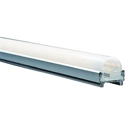 Accesorio Portada del perfil PFH405/8 / PFH415/8 / PFH425 / PFH435 / PFH455 - FROSTED 2M semicircular, blanco mate 200cm