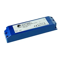Controlador de LED 12V 60W constante de voltaje, conmutable, azul