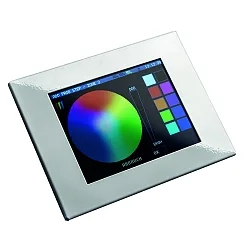 Panel de pantalla táctil LCD RGB DMX TOUCHSCREEN versión incorporada, RGB, 5 canales