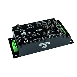 Atenuador de luz DMX 512 ACTOR PRO / 24V / 960W / 5 COLOUR 5 canales, controlable por DMX, negro