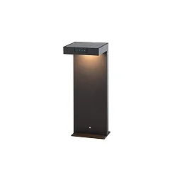 Lámpara solar recargable ALA GROUND MINI con sensor IP65, gris grafito