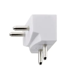 Conector de esquina LUXI LINK con enchufe, blanco