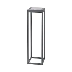 Lámpara de mesa a pilas NUMOVE IP54, gris grafito regulable