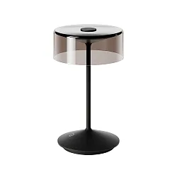 battery table lamp NUMOTION CCT Switch, with touch dimmer IP54, powder coated, night black dimmable