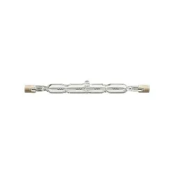 Tubo de halógeno R7s 118mm HALOGEN QT-DE12 regulable, a prueba de golpes R7s 80W 1200lm 2900K 360° CRI 99 regulable