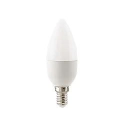 LED para en forma de vela ECOLUX C35 E14 5,5W 470lm 2700K 240° CRI 80 
