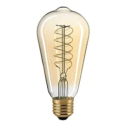 Filamento luminoso SLIM RUSTIKA SPIRAL E27 7W 640lm 2700K 300° CRI 80 regulable
