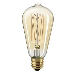 Filamento luminoso SLIM RUSTIKA E27 7W 640lm 2700K 300° CRI 80 regulable
