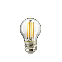 Filamento luminoso en forma de gota FILAMENT P45 regulable E27 4,5W 470lm 2700K 330° CRI 80 regulable
