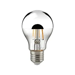 Lámpara espejada de forma estándar FILAMENT MIRROR A60 regulable E27 7W 720lm 2700K 180° CRI 80 regulable