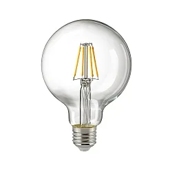 Bombilla filamento Globe GLOBE G95 G95 regulable E27 4,5W 470lm 2700K 330° CRI 80 regulable