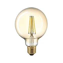Bombilla filamento Globe GLOBE G95 GOLD G95 regulable E27 7W 806lm 2500K 300° CRI 80 regulable